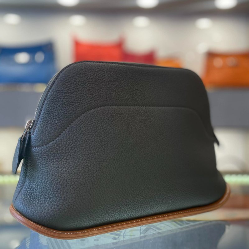 HERMES 限量款 Bolide Skate系列 C6 灰綠 TOGO 滑板包-1