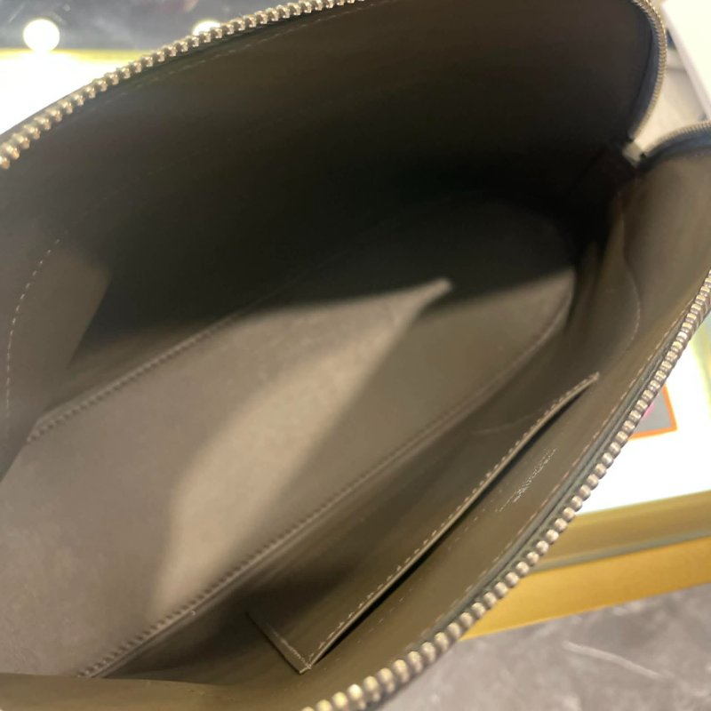 HERMES 限量款 Bolide Skate系列 C6 灰綠 TOGO 滑板包-6