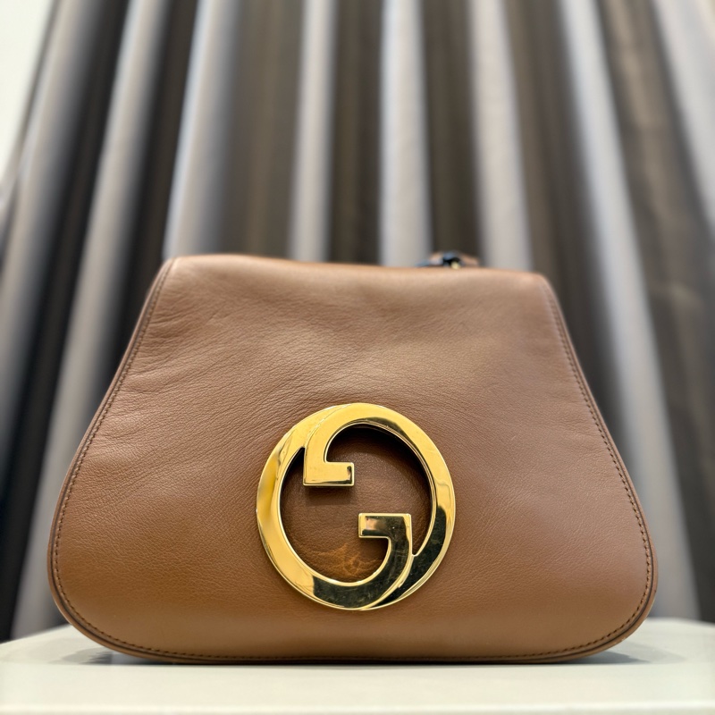 Gucci Blondie古馳馬鞍包 棕-1