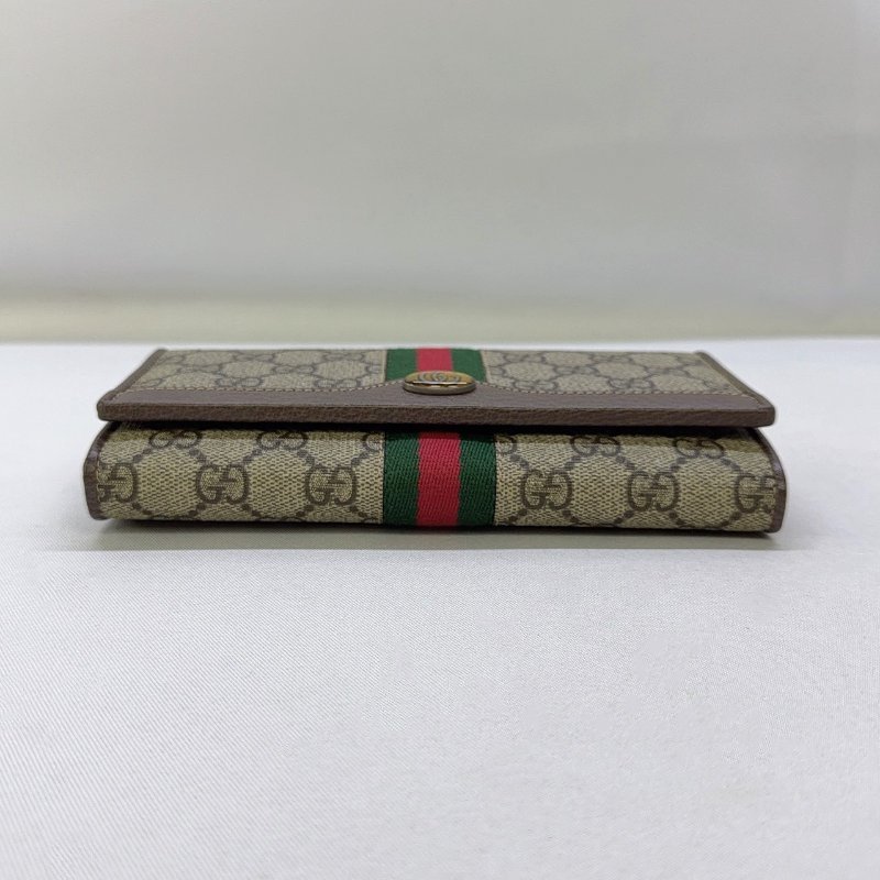 GUCCI Ophidia帆布翻蓋WOC鏈包-8