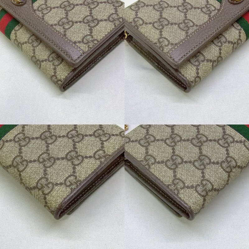 GUCCI Ophidia帆布翻蓋WOC鏈包-9