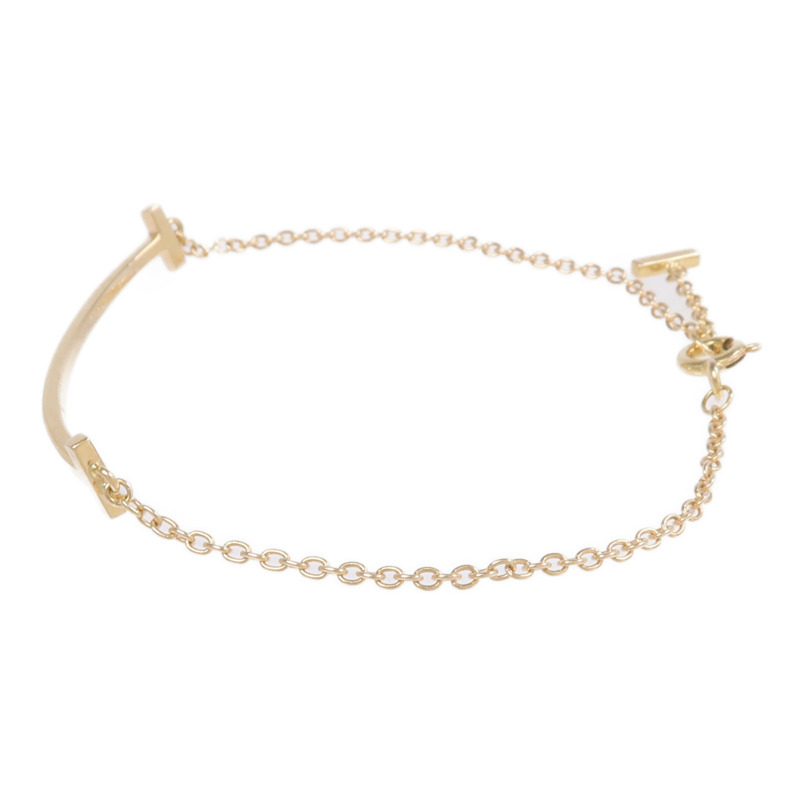 TIFFANY＆CO 18K玫瑰金T Smile Bracelet手鏈-1