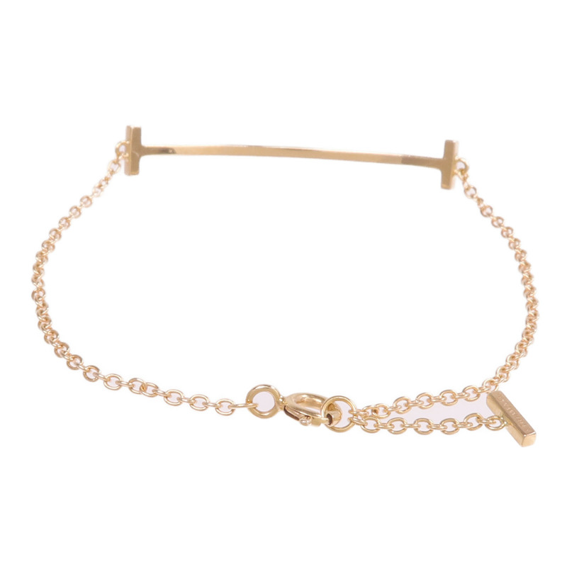 TIFFANY＆CO 18K玫瑰金T Smile Bracelet手鏈-6