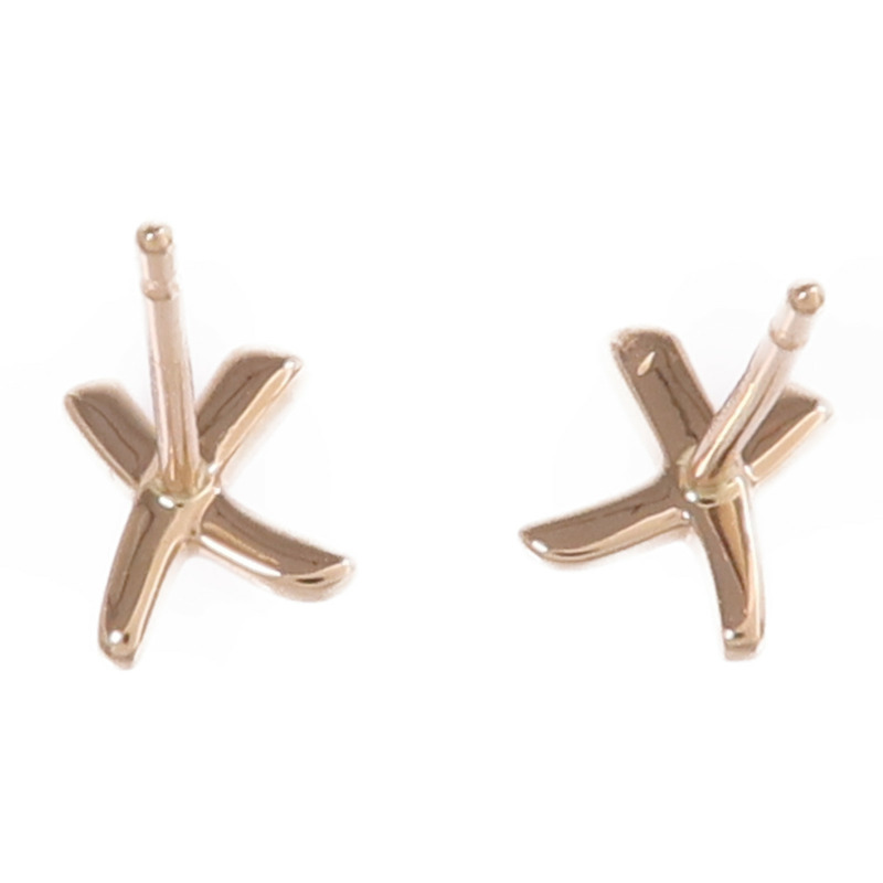 TIFFANY＆CO 18K玫瑰金X Earrings耳環-2
