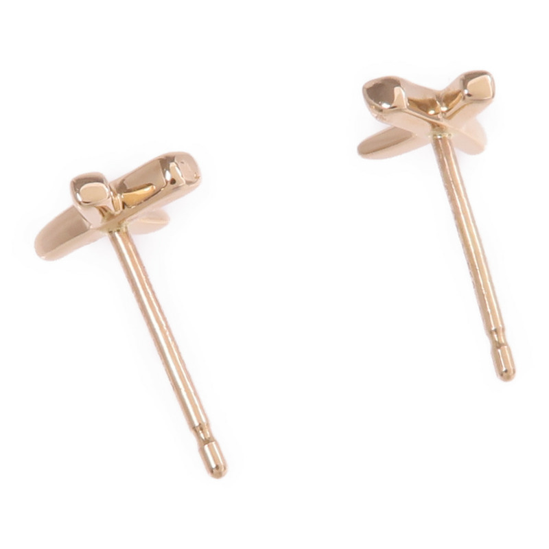 TIFFANY＆CO 18K玫瑰金X Earrings耳環-3