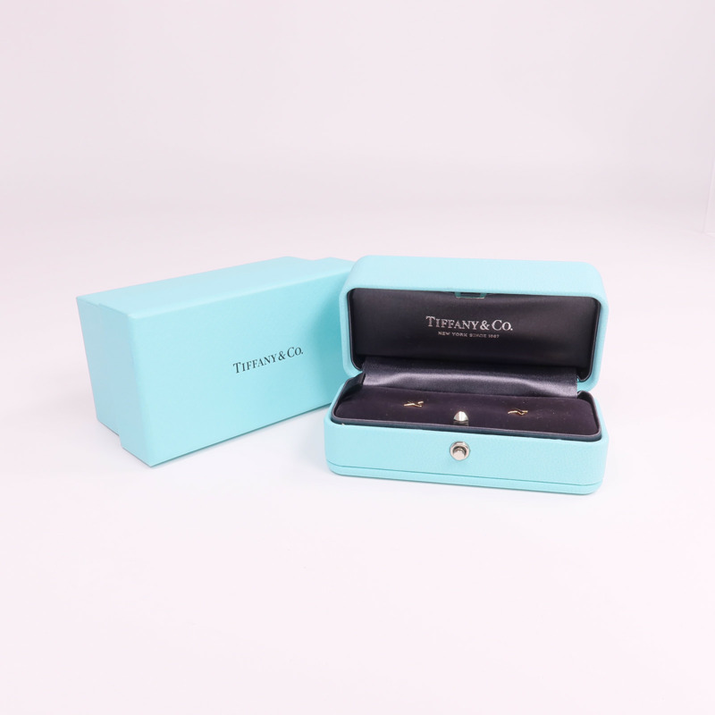 TIFFANY＆CO 18K玫瑰金X Earrings耳環-7