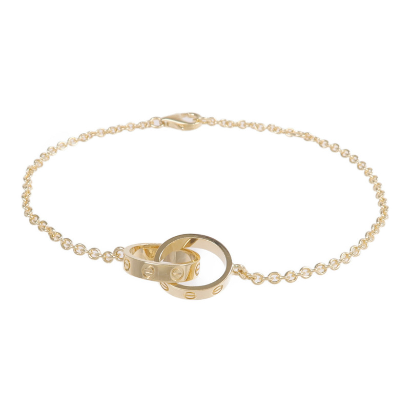 CARTIER 18K黃金Love Blaceret手鏈-0