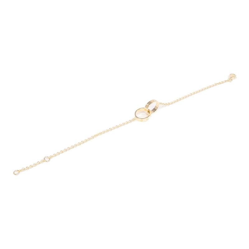 CARTIER 18K黃金Love Blaceret手鏈-7