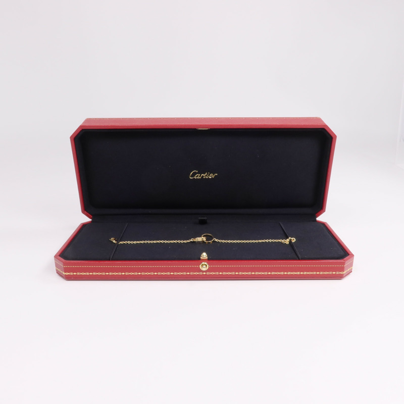 CARTIER 18K黃金Love Blaceret手鏈-8