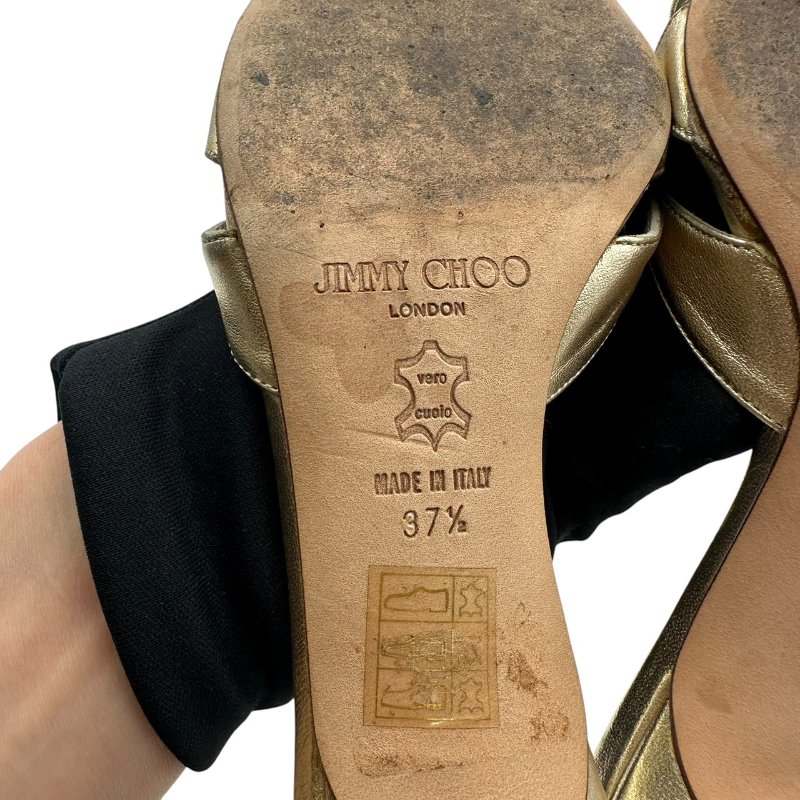 【美收精品】JIMMYCHOO跟鞋C-403【隔月月中將轉賣至日本 上架期限30天】-6