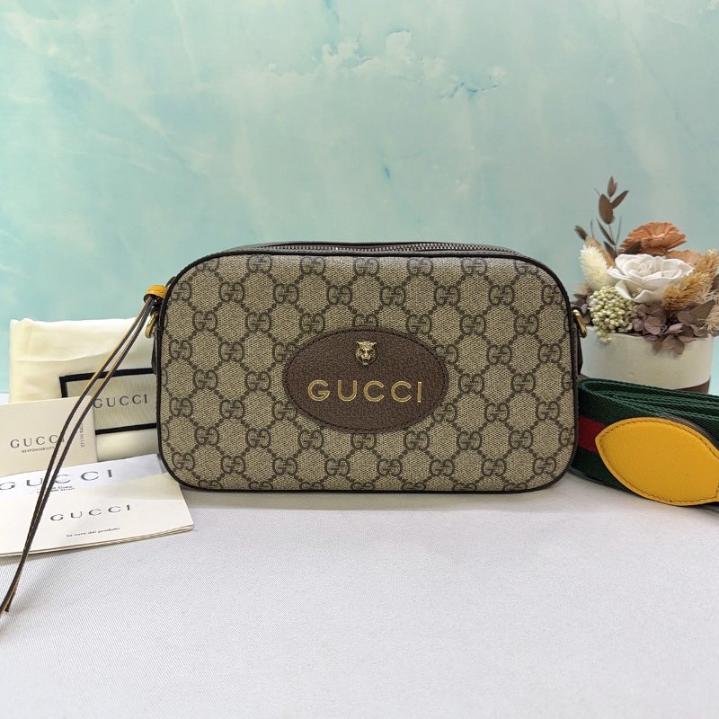 GUCCI Neo Vintage GG Supreme虎頭相機包-0