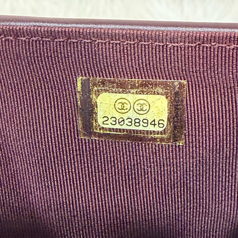 CHANEL A31506 黑 荔枝皮 金釦 零錢 COCO 發財 長夾 皮夾-49