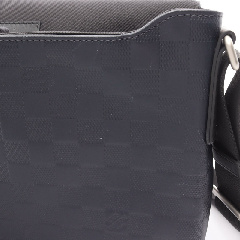 路易威登 District PM 單肩包 N41285 Damier Infini 皮革 Cosmos 二手-5
