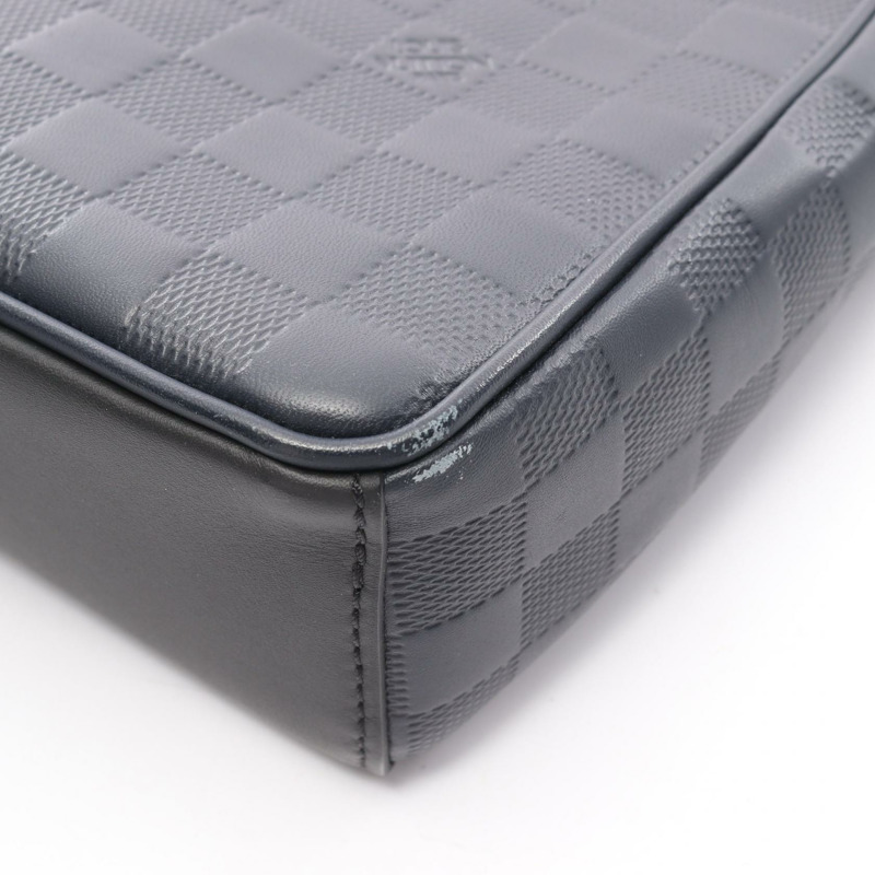 路易威登 District PM 單肩包 N41285 Damier Infini 皮革 Cosmos 二手-8