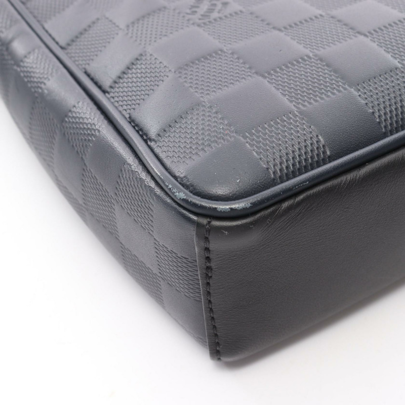 路易威登 District PM 單肩包 N41285 Damier Infini 皮革 Cosmos 二手-9