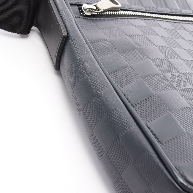 路易威登 District PM 單肩包 N41285 Damier Infini 皮革 Cosmos 二手-10