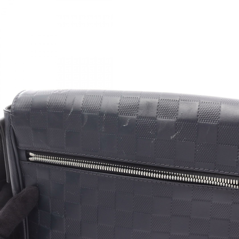 路易威登 District PM 單肩包 N41285 Damier Infini 皮革 Cosmos 二手-11