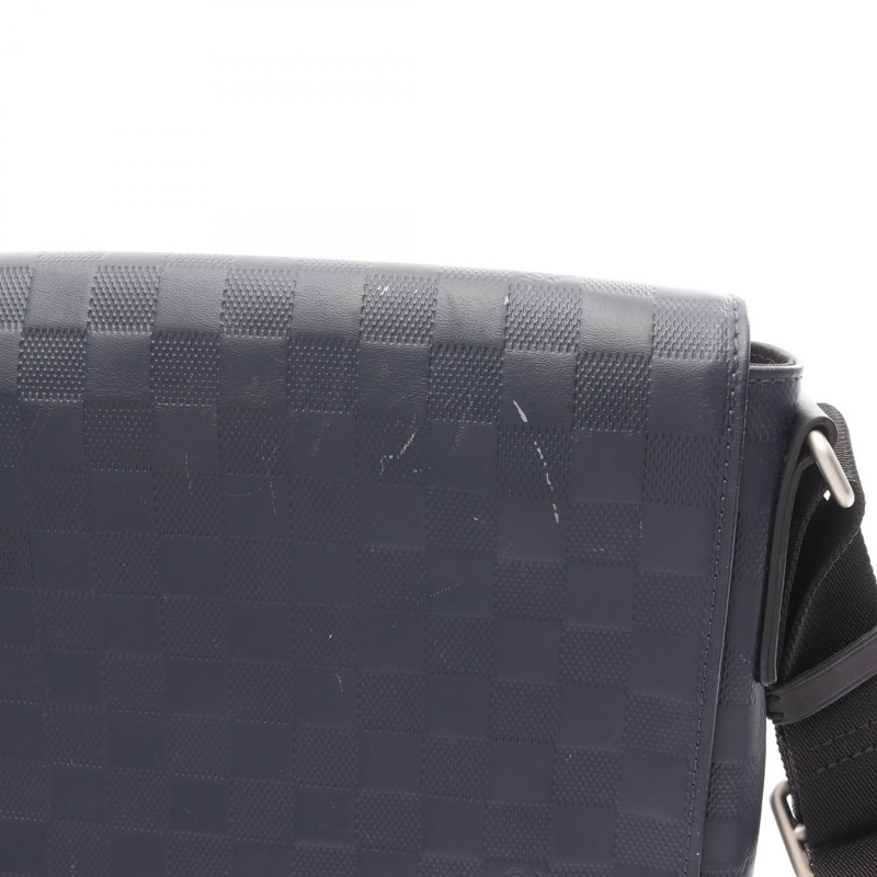 路易威登 District PM 單肩包 N41285 Damier Infini 皮革 Cosmos 二手-12