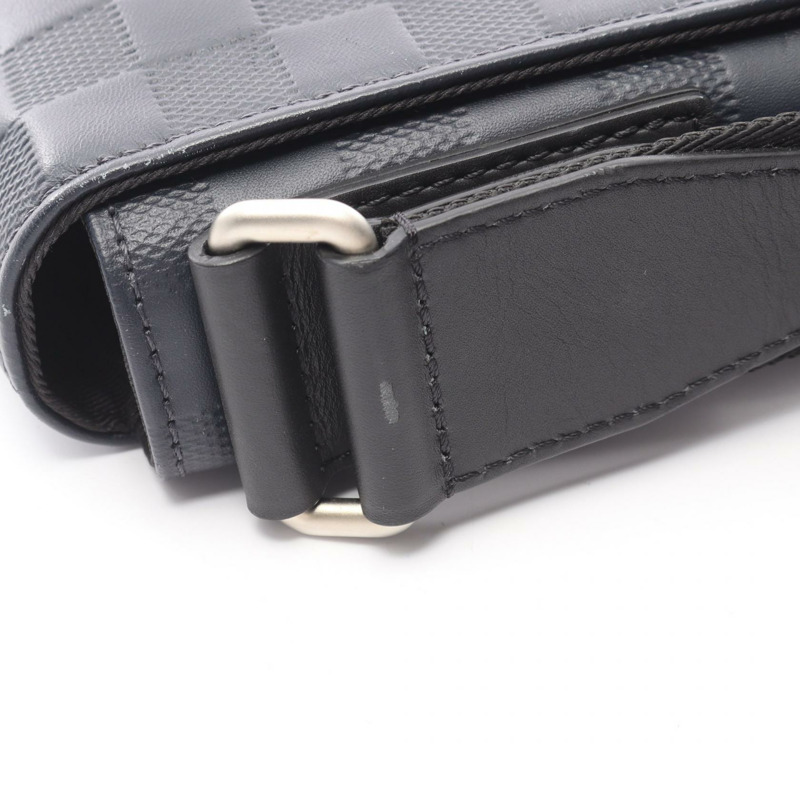 路易威登 District PM 單肩包 N41285 Damier Infini 皮革 Cosmos 二手-14