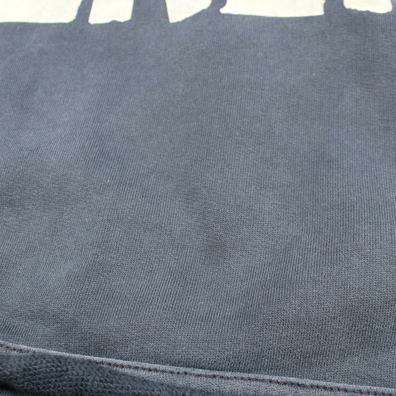 BALENCIAGA 破洞口袋連帽衫（做舊款）744190 棉 黑色 二手 男女通用-7