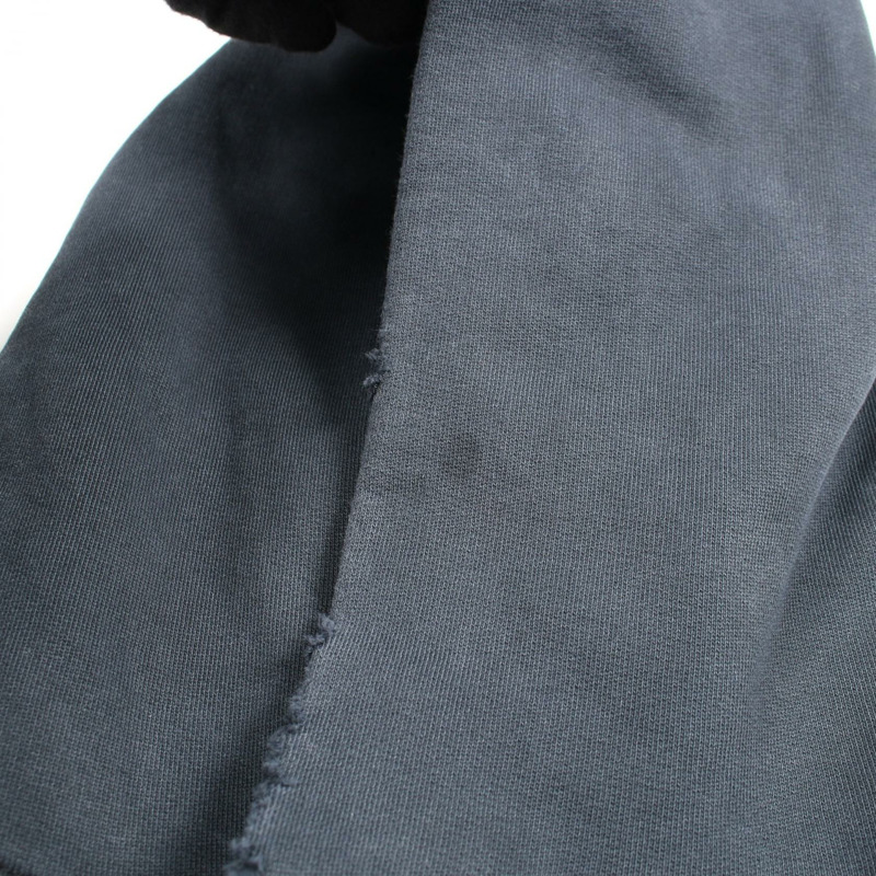 BALENCIAGA 破洞口袋連帽衫（做舊款）744190 棉 黑色 二手 男女通用-9