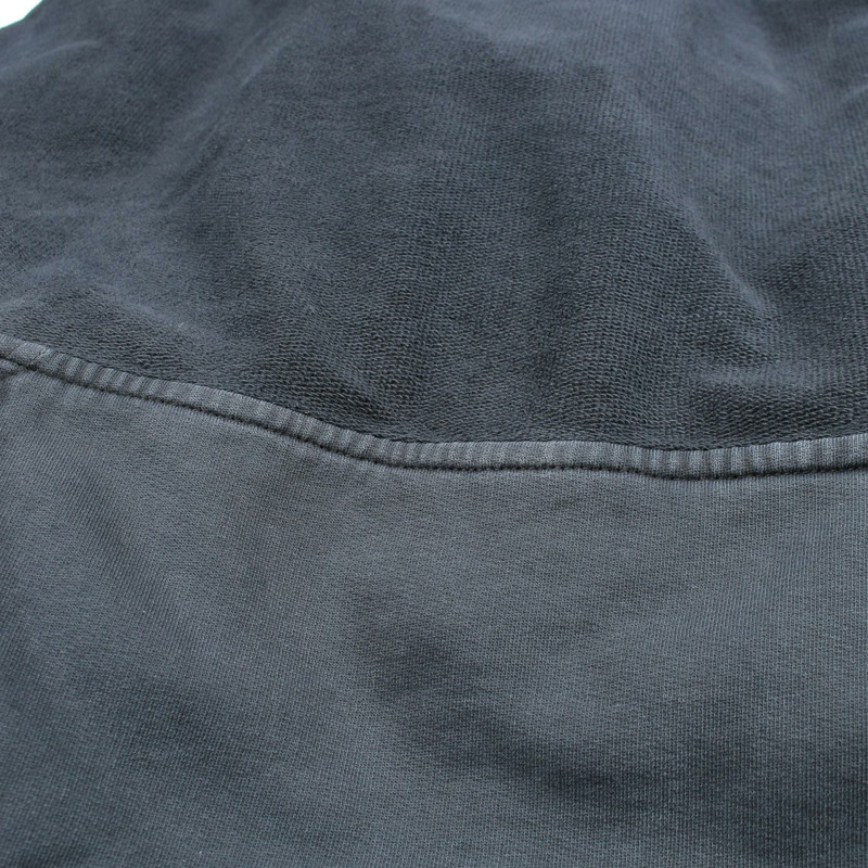 BALENCIAGA 破洞口袋連帽衫（做舊款）744190 棉 黑色 二手 男女通用-10