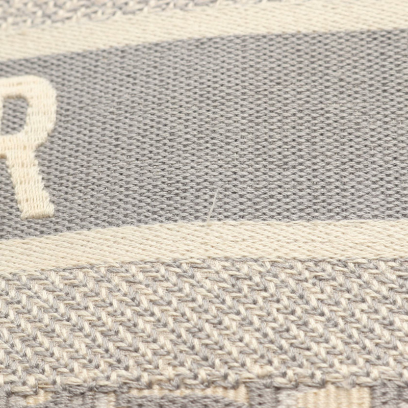 Christian Dior BOOK TOTE 中型手袋 帆布 白色 灰色 二手 女士-10