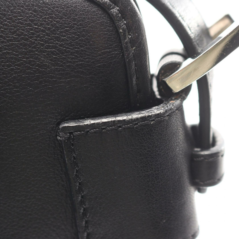 LOEWE Anagram 女士黑色真皮單肩斜背包（二手）-7
