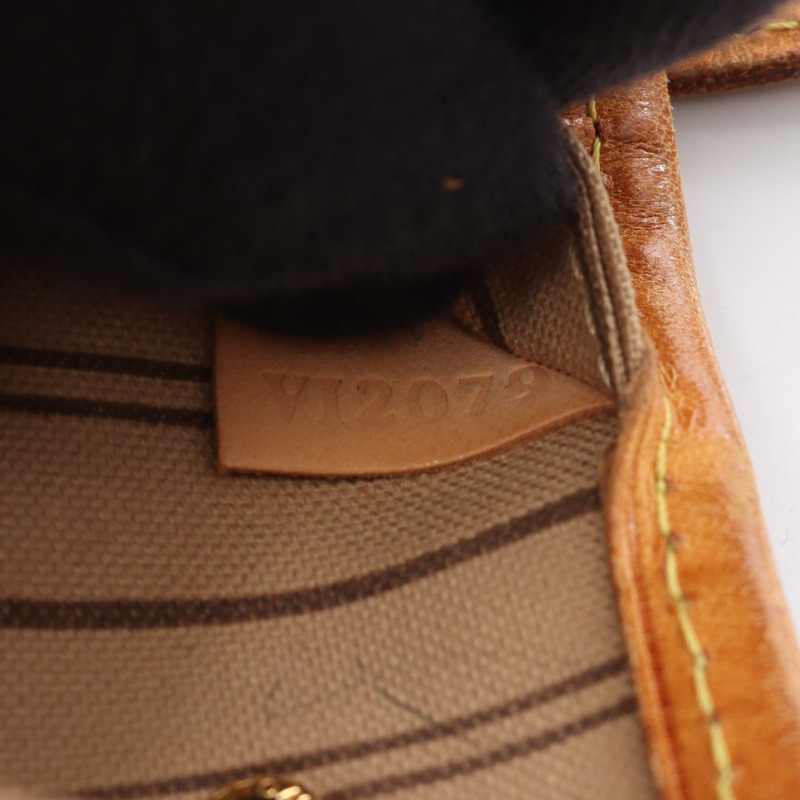 路易威登 Neverfull PM 手提包 M40155 Monogram 帆布皮革 二手 LV-4