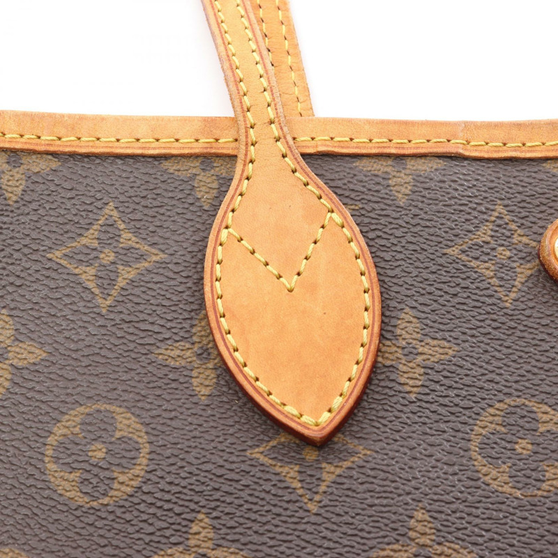 路易威登 Neverfull PM 手提包 M40155 Monogram 帆布皮革 二手 LV-13