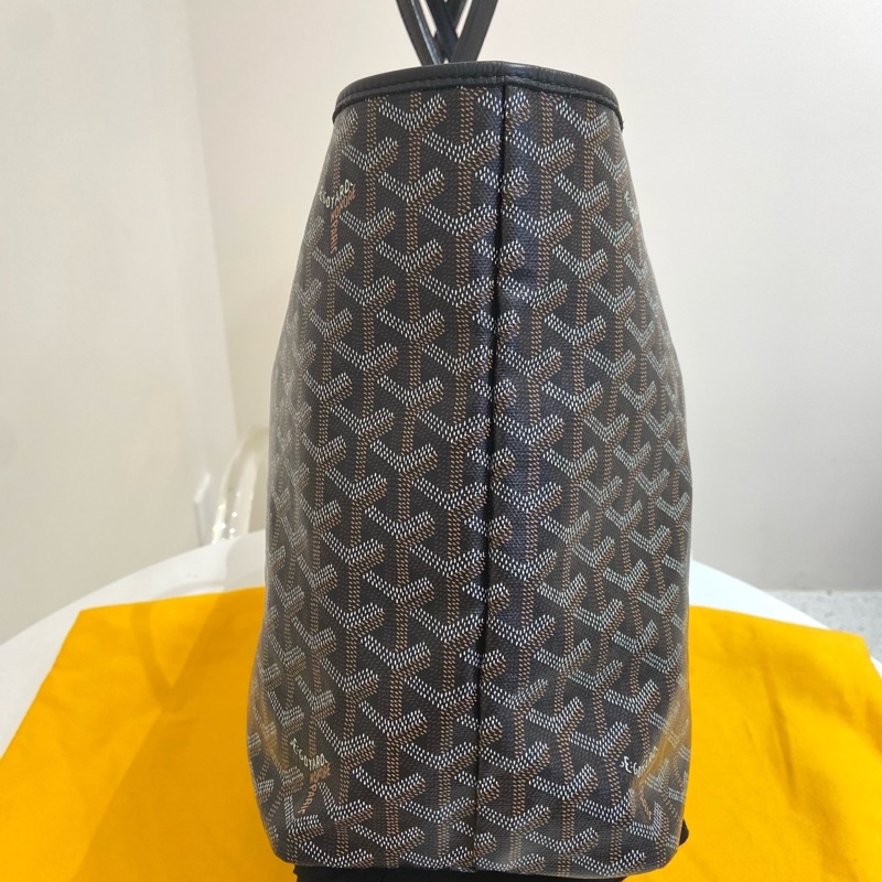 GOYARD/戈雅黑色Y字滿印老花中號單肩子母購物袋  尺寸：34*26*14 附件：子袋 塵袋。-2