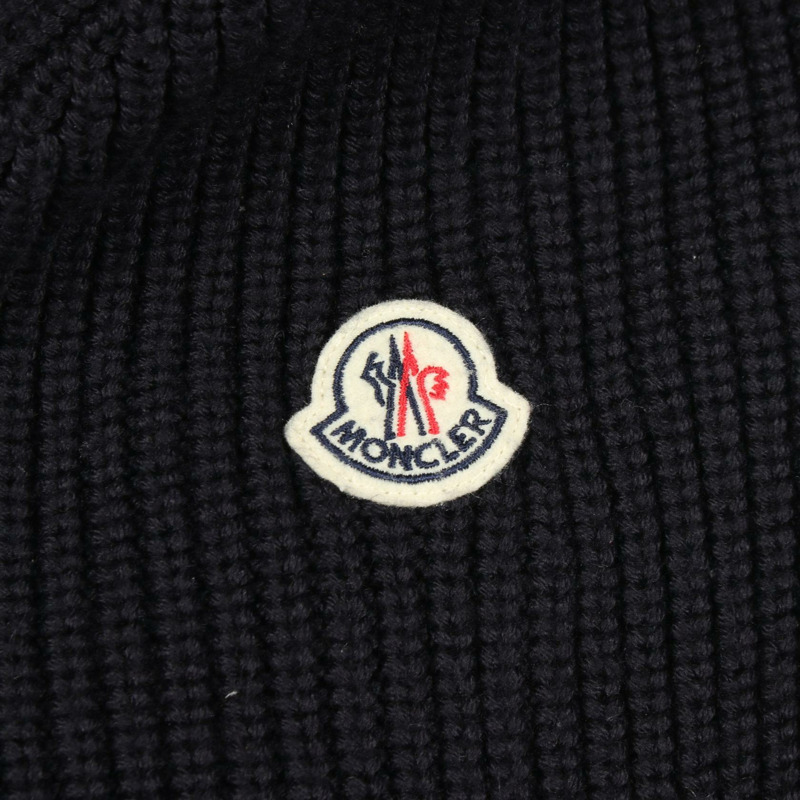 MONCLER 其他外套 9B00019 尼龍羊毛 海軍藍 二手 男款-5