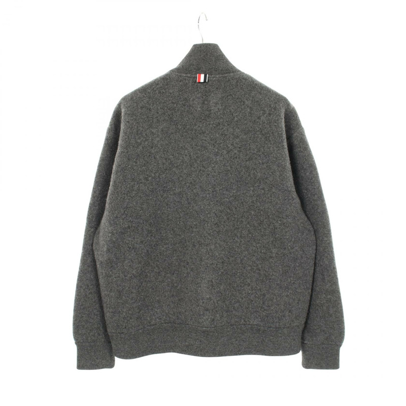 湯姆布朗 (THOM BROWNE) 其他夾克 MJT526A-J0100-015 羊毛 灰色 二手 男款-1