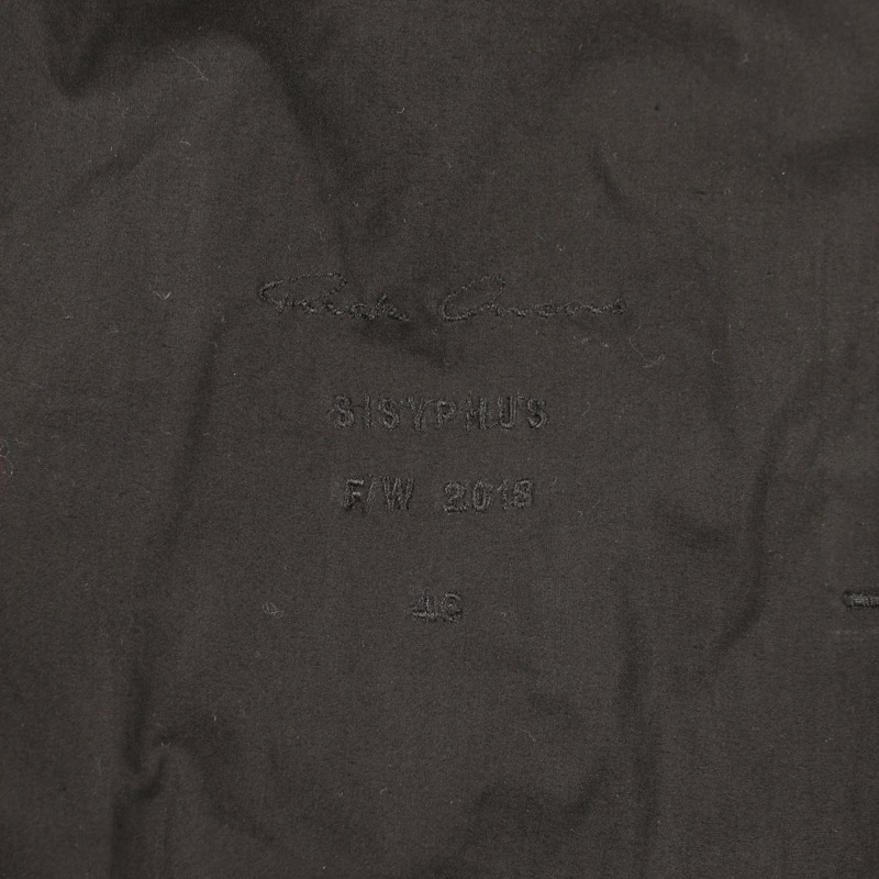 Rick Owens 飛行員夾克 Blouson RU18F1791-WB 羊毛 黑色 #46 二手男款-2
