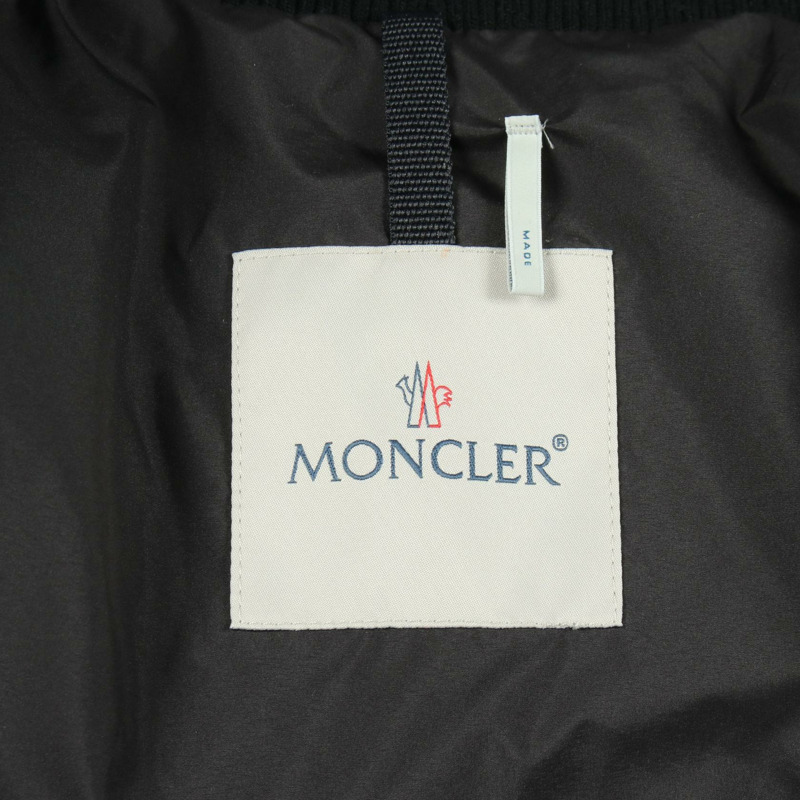 MONCLER JUCAR 羽絨衣外套 #1 1A00008 聚酯纖維 黑色 二手 男款-2