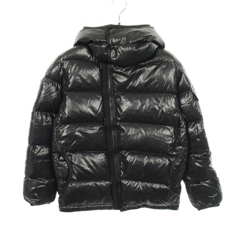 MONCLER NEUVIC 帶帽羽絨外套 4081705 尼龍 黑色 #0 二手 男款