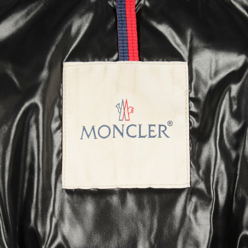 MONCLER NEUVIC 帶帽羽絨外套 4081705 尼龍 黑色 #0 二手 男款-2