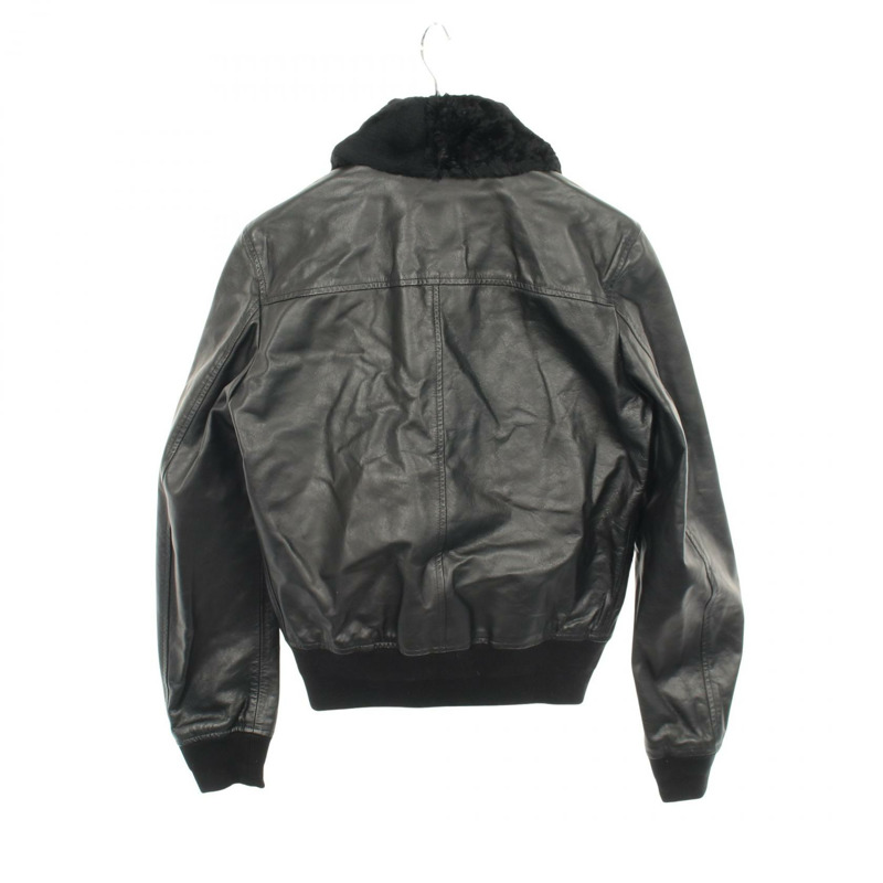 Dior 拉鍊皮褲 013L408A0384 Taurillon Clemence 黑色皮革 二手男款-1