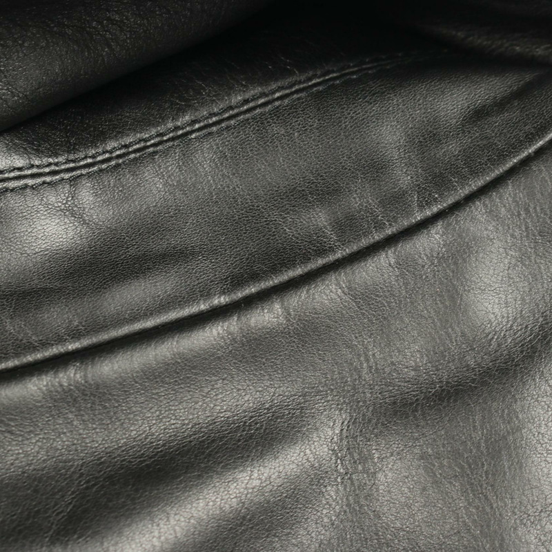 Dior 拉鍊皮褲 013L408A0384 Taurillon Clemence 黑色皮革 二手男款-5