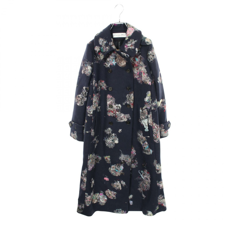 Christian Dior 雙排扣外套 balmacaаn 大衣 151M53A1149 羊毛羊絨-0