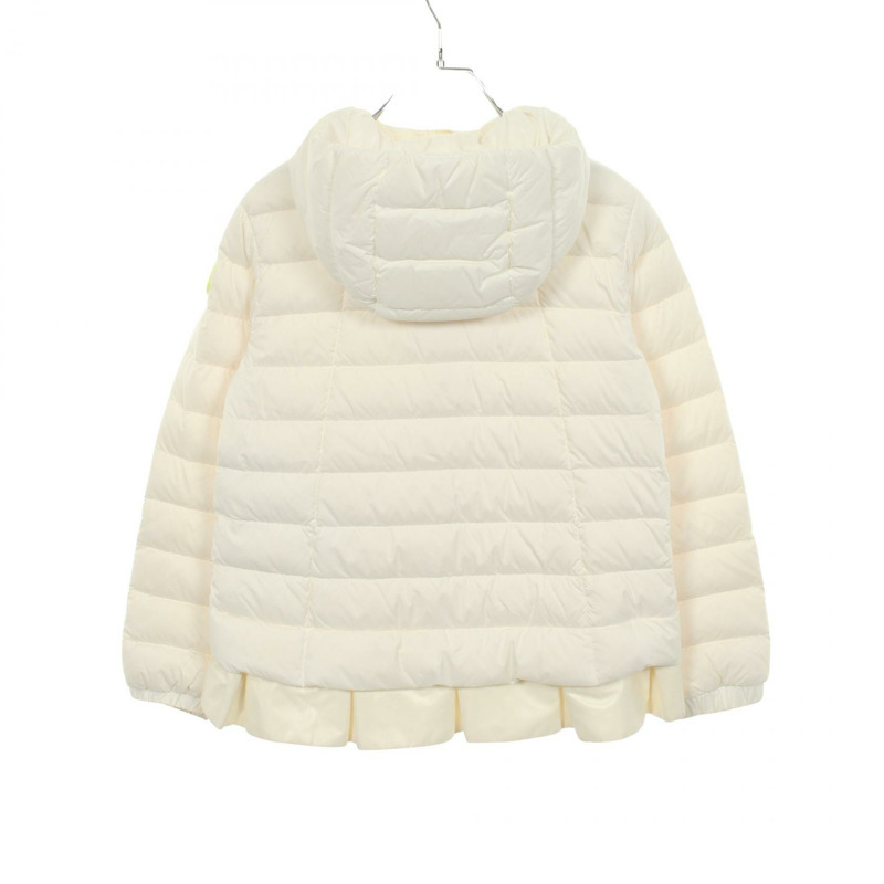 MONCLER TABETHA 兒童連帽羽絨衣 1A51L10 尼龍 白色 二手 #12anni 152cm-1