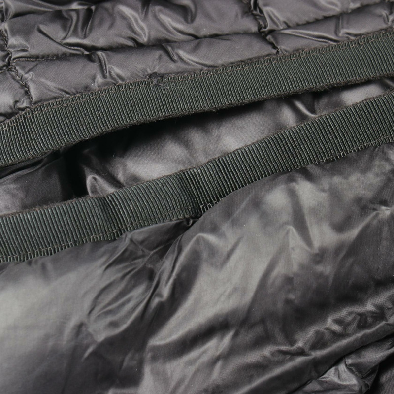 MONCLER HERMINE 羽絨外套 320934933905 尼龍 黑色 二手 女款 #0-6