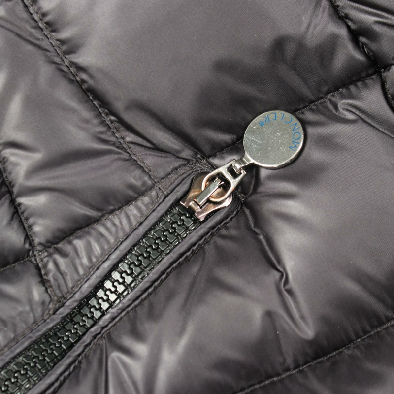 MONCLER HERMINE 羽絨外套 320934933905 尼龍 黑色 二手 女款 #0-8