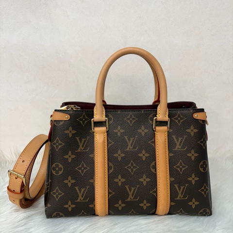LV M44815 SOUFFLOT 原花 LOGO Monogram帆布 手提包 斜背包