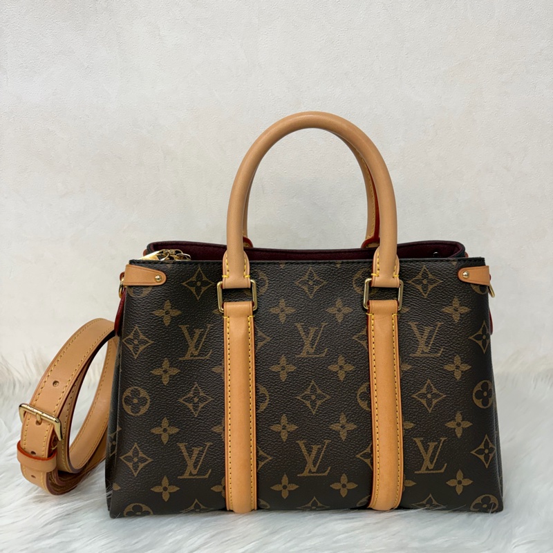 LV M44815 SOUFFLOT 原花 LOGO Monogram帆布 手提包 斜背包-0