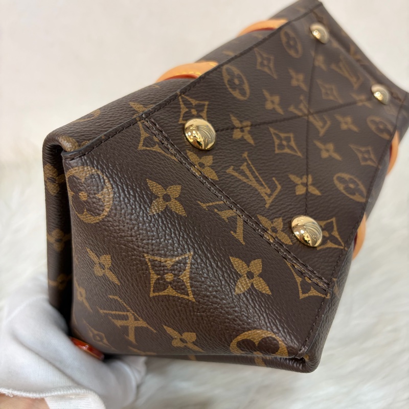LV M44815 SOUFFLOT 原花 LOGO Monogram帆布 手提包 斜背包-15