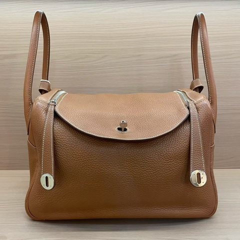 Hermes LINDY金棕 TC 34，2014年 無附件