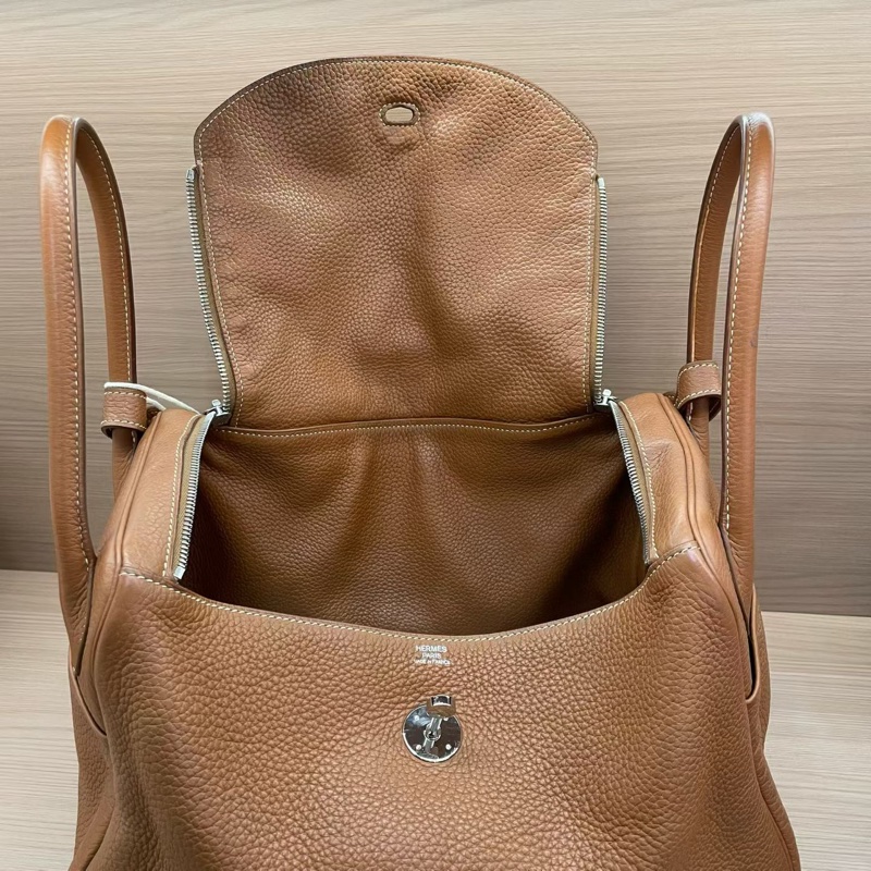 Hermes LINDY金棕 TC 34，2014年 無附件-6