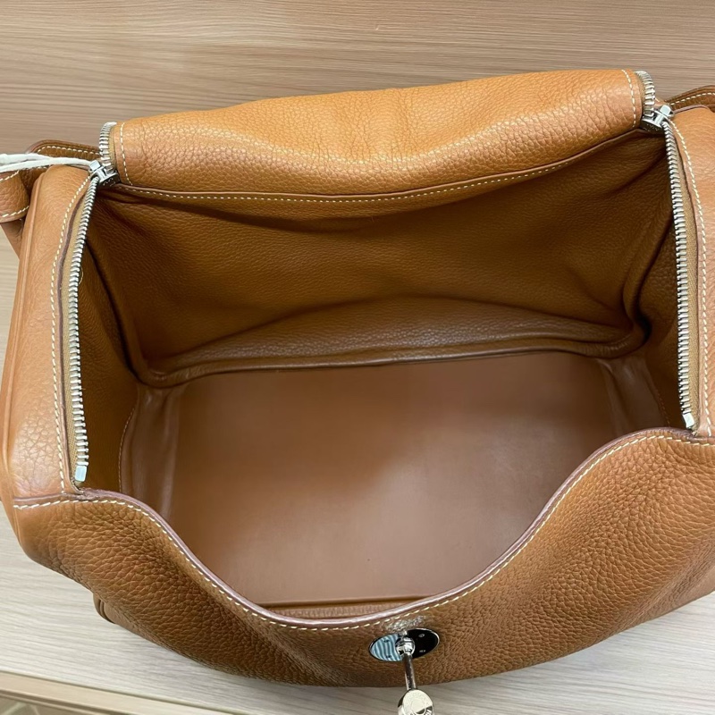 Hermes LINDY金棕 TC 34，2014年 無附件-7