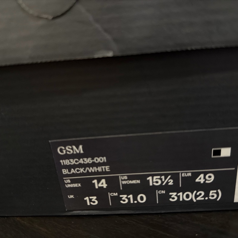 Onitsuka Tiger 黑底白虎爪紋焦糖底 GSM｜1183C436-001 31CM-11